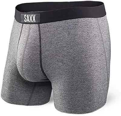 Saxx 247276 Ropa Interior Hombre Ambiente Calzoncillo Boxer Sal/Pimienta Talla Mediana Foto 1 de 2