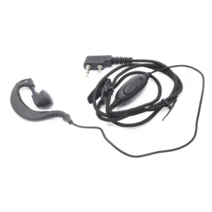 2Pin MIC Headset Earpiece Mic for KENWOOD BAOFENG UV5R Radio Walkie Talkie - Zdjęcie 1 z 9