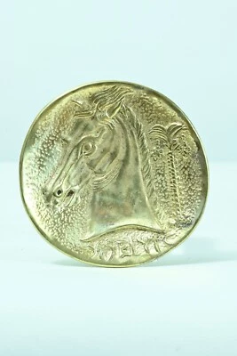 MAX LE VERRIER VIDE POCHE TÊTE DE CHEVAL  BRONZE VINTAGE DESIGN COUPE TALON - Photo 1/4