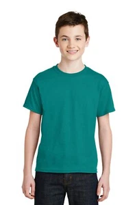 8000B Gildan - Youth DryBlend 50 Cotton/50 Poly T-Shirt - Picture 1 of 27