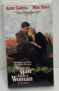 When A Man Loves A Woman Andy Garcia Meg Ryan New Sealed VHS 1994 - Picture 1 of 6