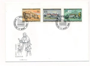D146299 Buildings Architecture Orders & Monestaries FDC Liechtenstein - Picture 1 of 1