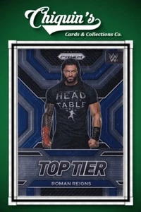 2023 Panini Prizm Top Tier WWE Smackdown Roman Reigns #30 - Picture 1 of 2