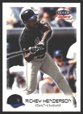 Rickey Henderson #20 2000 Fleer Focus  New York Mets