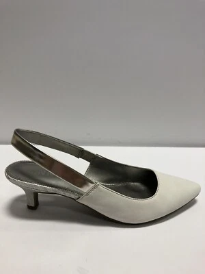 Tacón Anne Klein Aileen para mujer blanco talla 6M Foto 1 de 4