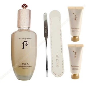 The History of Whoo Cheonyuldan Rejuvenating Balancer+Sulwhasoo Mask2ea+Spachula - Picture 1 of 6