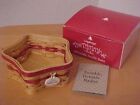 Longaberger TREE TRIMMING ~ Twinkle RED 2001 ~ STAR Basket and Tie On ~ MIB
