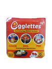 Egglettes Hard Boiled Egg Cooker Silicone Without Shell 4 Eggs As Seen On TV NEW