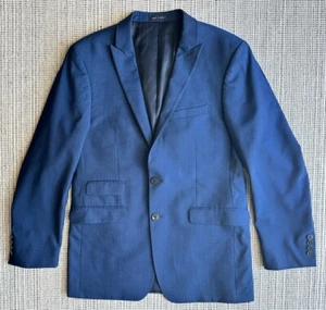 Calvin Klein Extreme Slim Fit Herren 40R Blau Wolle Blazer Sport Mantel Anzug Jacke - Bild 1 von 24