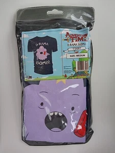 Official Adventure Time: Women's 10-12 Black T-Shirt (38-40" Chest) Medium M - Picture 1 of 5