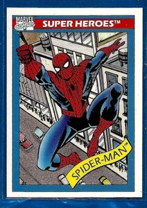 Tarjeta coleccionable Marvel Universe Series 1 1990 # 29 Spider Man Sharp - Imagen 1 de 2