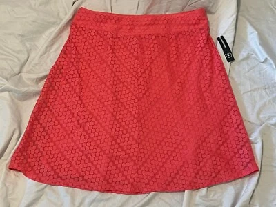 Maxi falda campesina New Directions para mujer cintura elástica talla L rosa salmón Foto 1 de 4