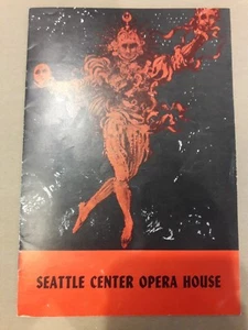 Seattle Center Opera House Playbill 1964 lago de los cisnes cascanueces Celia Franca 00263 - Imagen 1 de 12