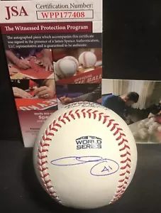 Chris Sale Red Sox Signed 2018 World Series Baseball JSA WITNESS COA - Picture 1 of 1