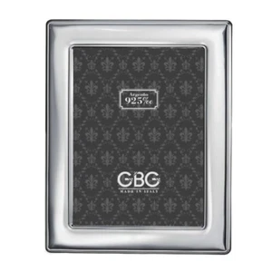 Hallmarked Sterling Silver Picture / Photo Frame (5 x 7'' / 7 x 5'') Cherry Wood - Picture 1 of 5