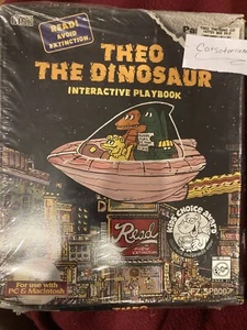 Theo The Dinosaur Interactive playbook CD-ROM READ to AVOID Extinction SEALED - Picture 1 of 13