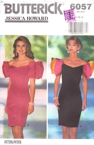 Butterick 6057-Miss/Miss Petite Close Fitting-Tapered-Boned-Evening Dress 14-16 - Picture 1 of 6