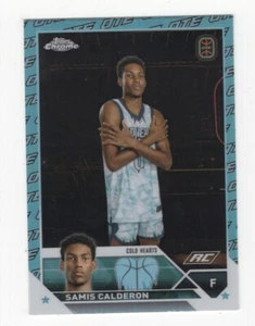 2023/24 TOPPS CHROME OTE BASKETBALL AQUA OTE REFRACTOR SAMIS CALDERON - Picture 1 of 2