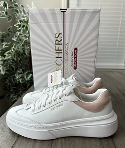 Skechers Cordova Classic Best Behavior blanco/rosa para mujer talla 9,5 185060WPK - Imagen 1 de 17