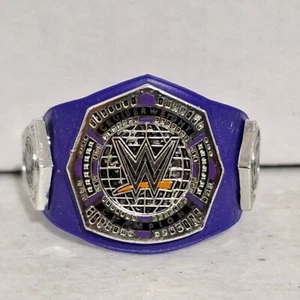 WWE WWF Elite NXT Cruiserweight Championship Title Belt Mattel Blue - Picture 1 of 4
