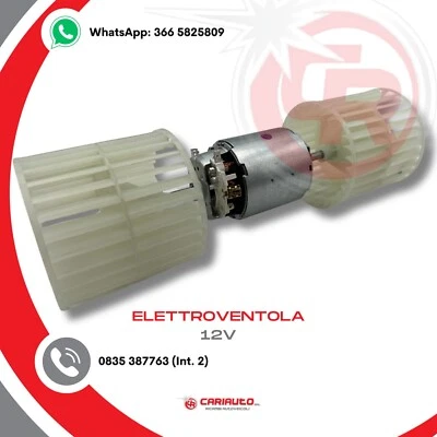 Ventilatore Abitacolo 12v Ventola Trattori Massey Ferguson New Holland Case - Immagine 1 di 3