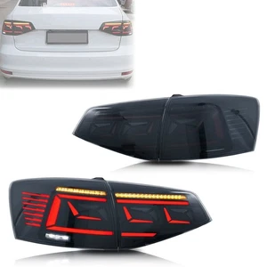 LED Tail Lights for Jetta MK6 2015-2018 Sequential Blinker Rear Lamps Assembly - Picture 1 of 6