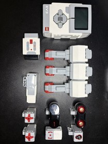 Tested - LEGO Mindstorms EV3 Electronics Lot: Brick, 4 Motors, 6 Sensors