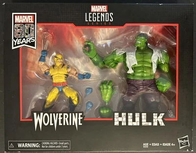 HASBRO MARVEL LEGENDS 80 ANIVERSARIO WOLVERINE VS HULK SET SELLADO 2018 Foto 1 de 4