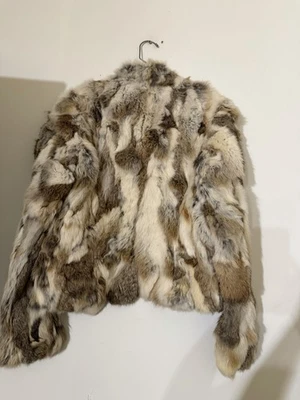 Chaqueta GUESS de Georges Marciano, Vintage años 80, Talla S Piel de Conejo Genuina Foto 1 de 4