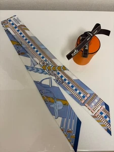 Hermes Twilly azul con caja - Imagen 1 de 4