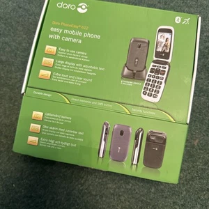 Doro PhoneEasy 612 Purple ( possibly unlocked ) Mobile Phone Doro 612 - Picture 1 of 7