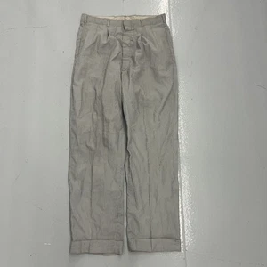 Vintage 50s Sportime Seersucker Blue Nylon Trousers 32x29 1950s True Vintage - Picture 1 of 5
