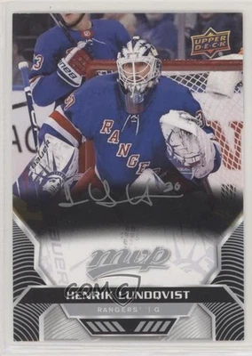 2020-21 Upper Deck MVP Silver Script Henrik Lundqvist #70 HOF - Image 1 of 2