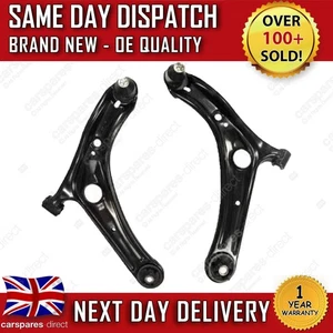 TOYOTA YARIS MK1 1999-2003 FRONT SUSPENSION CONTROL ARM WISHBONE PAIR KIT X2 - Picture 1 of 5