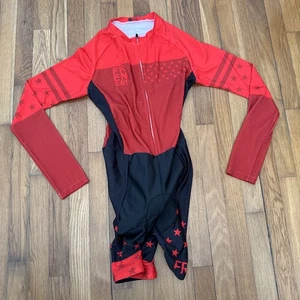 Frenesi Sports Damen Outdoor Fahrrad Body rot/schwarz Sterne Größe M - Bild 1 von 6