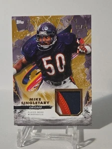 Mike Singletary 16/25 2024 Topps Inception 3 Color Game Used Jersey Relic RC-MS - Picture 1 of 12