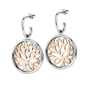Orecchini MORELLATO donna Loto acciaio / rose gold (SATD08) - Imagen 1 de 4