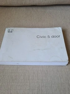 Honda Civic 5 Door Owners Manual - Genuine 2004/2005 - Picture 1 of 3