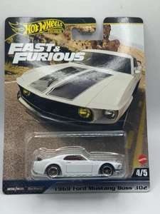 Hot Wheels Premium Fast & Furious 69 Ford Mustang Boss 302 - Diecast Real Riders - Picture 1 of 5