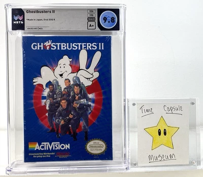 Ghostbusters II 2 New 1990 Nintendo NES Factory Sealed WATA Grade 9.8 A+ TOP POP - Image 1 of 4