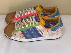 WOMENS SUPERSTAR ADIDAS S.E.E.D SHOES SIZE 10 - Picture 1 of 9