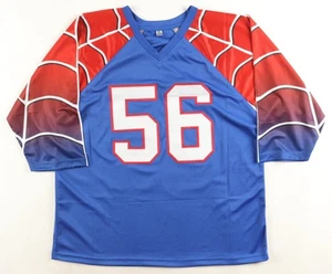 BUFFALO BILLS Darryl Talley AUTOGRAPHED JERSEY WITH UNIQUE SPIDERMAN SLEEVES JSA - Picture 1 of 3