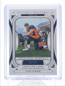 TIM TEBOW 2024 NATIONAL TREASURES TREASURED MOMENTS BRONCOS /99 Q4274 - Picture 1 of 2