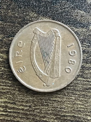 1980 Ireland Two 2 Pence Actual Coin TB6615* - Image 1 of 2