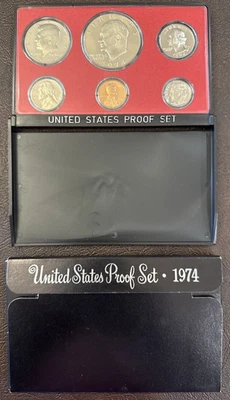 1974-S US Proof Set - 6 Coins - OGP - 2nd Year Of The Eisenhower Dollar - Image 1 of 2
