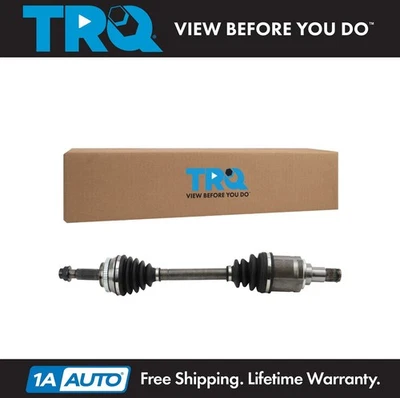 TRQ Front Left CV Axle Shaft Fits 09-10 Pontiac Vibe Toyota Corolla 09-13 Matrix - Image 1 of 4