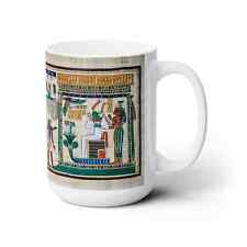 Ceramic Mug 15oz, Weighing of the Heart " Judgment by the Gods"