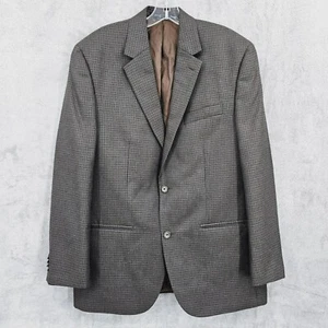 MICHAEL Kors Traje Chaqueta Blazer Abrigo Deportivo 40R Marrón Cuadros Doble Ventilación 2 Botones - Imagen 1 de 12