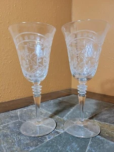 Rock Sharpe 2010-21 Water Goblets Glasses 7 3/4" - Picture 1 of 3