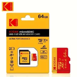 Kodak Micro SD Card 64GB High Speed Memory Card Ideal for Security Cameras +++ - Picture 1 of 6